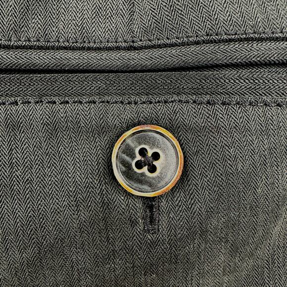 Tommy Bahama | 34W x 30L | Black Silk Rayon Blend Double-Pleat Pants Trousers - Picture 9 of 11